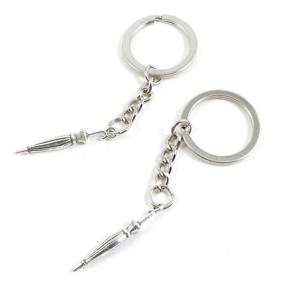 2 PCS Arts Crafts Fashion Jewelry Making Findings Key Ring Chains Tags Clasps Keyring Keychain E9GG2T Umbrella