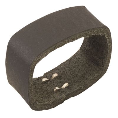 Weaver Leather Water Buffalo Leather Loop, Matte Black, 1 1/4"