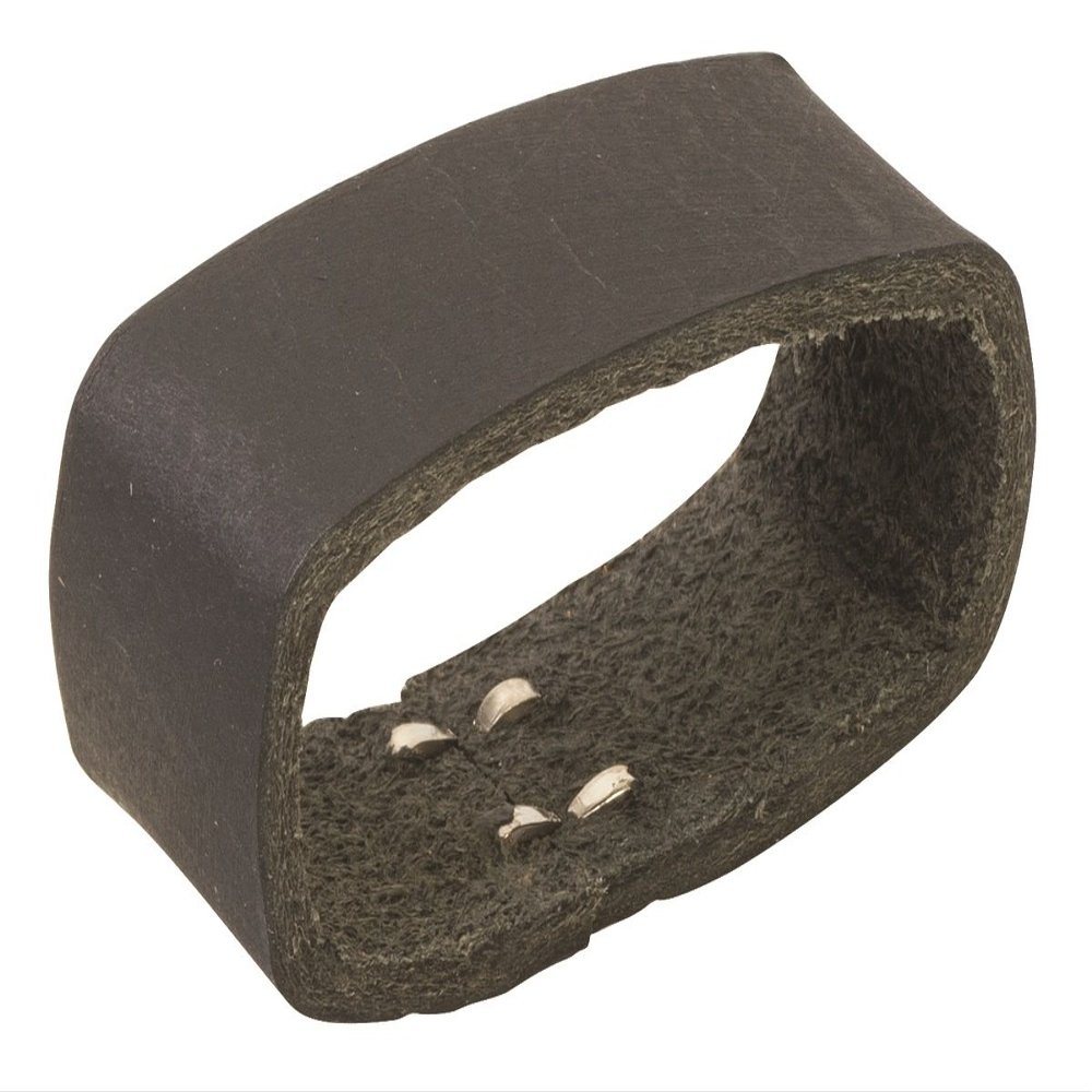 Weaver Leather Water Buffalo Leather Loop, Matte Black, 1 1/4"