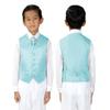 Spring Notion Boys' 4-Piece Satin Tuxedo Vest Set 3T Aqua view 4