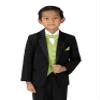 Spring Notion Boys' 4-Piece Satin Tuxedo Vest Set 3T Lime view 2