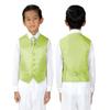 Spring Notion Boys' 4-Piece Satin Tuxedo Vest Set 3T Lime view 4