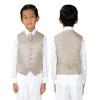 Spring Notion Boys' 4-Piece Satin Tuxedo Vest Set 3T Champagne view 4