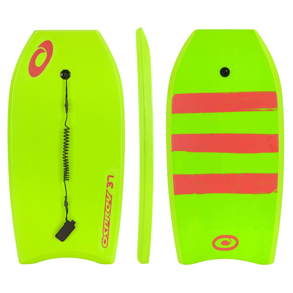 Osprey Bodyboard for Kids and Adults, Lightweight Deck Boogie Board with Leash, Durable Core for Surfing & Bodysurfing, Multiple Sizes and Colours