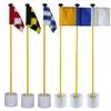 MarketBoss 33" Backyard Practice Golf Green Flag FlagStick Pin with Hole Pole Cup Golf Putting Green Flag Stick (Blue) view 3