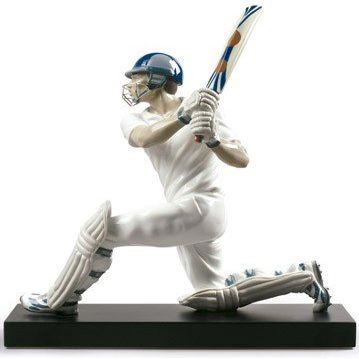 Lladro Cricket Batsman Figure