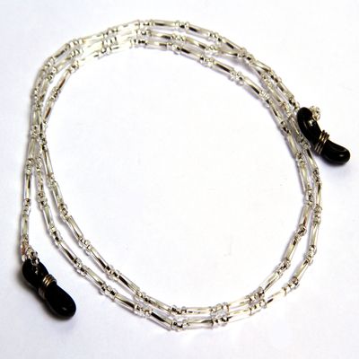 De Suave Eyeglass Cord - Bugles (Crystal)