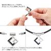 Colantotte TAO Necklace Aura BlackBlack 47cm Japan Import view 3