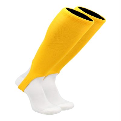 TCK Solid Colored Baseball Stirrups Pattern A (Gold, Large)