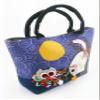 Unique Canvas Tote Bag (Owl+Cat) Ladies Canvas Shopping Bag view 3