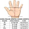 PUSH Athletic Gymnastics Youth Hand Grips (Red, Small) view 2