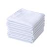 CoCoUSM Mens White Cotton 100% Cotton handkerchiefs Pack 3PCS view 1