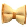 Cloud Rack Bow Tie Double Light Yellow Color Velvet Elegant Mans view 1