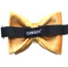 Cloud Rack Bow Tie Double Light Yellow Color Velvet Elegant Mans view 2
