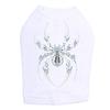 Blue Spider - Halloween and Fall Dog Rhinestone Bling Shirt, 2XL White view 1