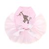 Dog in the Closet Monkey - Swinging from Vine - Bling Rhinestone Tutu Dress, L Pink view 1