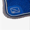 LeMieux Classic Ear Bonnet with Soft Lycra Ears - Close Knit Crochet - Comfortable Fit Equestrian Mask - Sport Horse Wear Fly Protection - Benetton Blue - Medium view 3