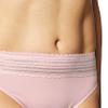 Warner's Women's No Pinching No Problems Lace Hi Cut Brief Panty, Pale Pink, Medium view 2