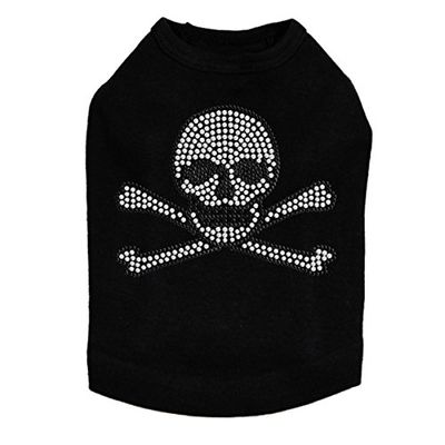Extra Large Skull - Dog Shirt, 4XL Black