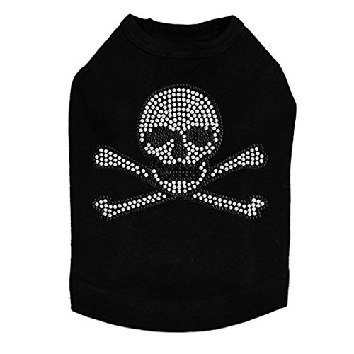 Extra Large Skull - Dog Shirt, 4XL Black