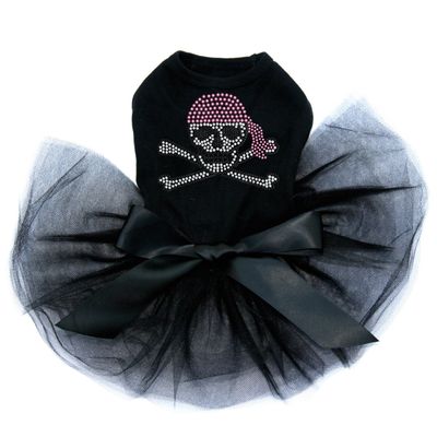 Dog in the Closet, Skull with Red Bandanna - Tutu