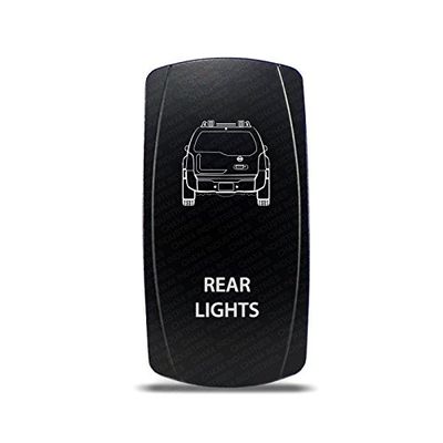 CH4X4 Rocker Switch for Nissan Xterra 2nd Gen Rear Lights Symbol 3- Red Led