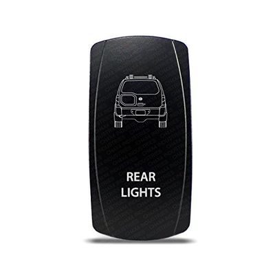 CH4X4 Rocker Switch for Nissan Xterra 1st Gen Rear Lights Symbol 3- Green Led