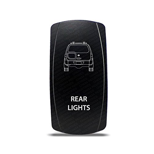 CH4X4 Rocker Switch for Nissan Xterra 1st Gen Rear Lights Symbol 3- Green Led