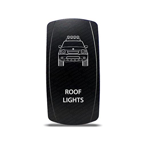 CH4X4 Rocker Switch for Nissan Xterra 1st Gen Roof Lights Symbol 2- Blue Led