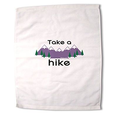 TOOLOUD Take a Hike Premium Cotton Sport Towel 16"x25"