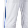 CHAMPRO Male Kids Triple Crown Classic Baseball Pant with Braid, White , Royal Pin, X-Small US view 3