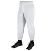 Champro Traditional Fit Triple Crown Classic Baseball Pants in Solid Color with Reinforced Sliding Areas, White, x-Large view 1