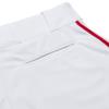 CHAMPRO Traditional Fit Triple Crown Classic Baseball Pants with Contrast-Color Braid Piping and Reinforced Sliding Areas, White, Scarlet, X-Large view 4