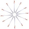 12 Pack Tent Stakes, 7075 Ground Metal Camping Aluminum Tent Pegs, Lightweight Tent Stakes Heavy Duty Spikes Camping Accessories, Silver view 3