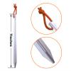 12 Pack Tent Stakes, 7075 Ground Metal Camping Aluminum Tent Pegs, Lightweight Tent Stakes Heavy Duty Spikes Camping Accessories, Silver view 4