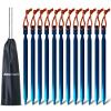 12 Pack Tent Stakes, 7075 Ground Metal Camping Aluminum Tent Pegs, Lightweight Tent Stakes Heavy Duty Spikes Camping Accessories, Blue
