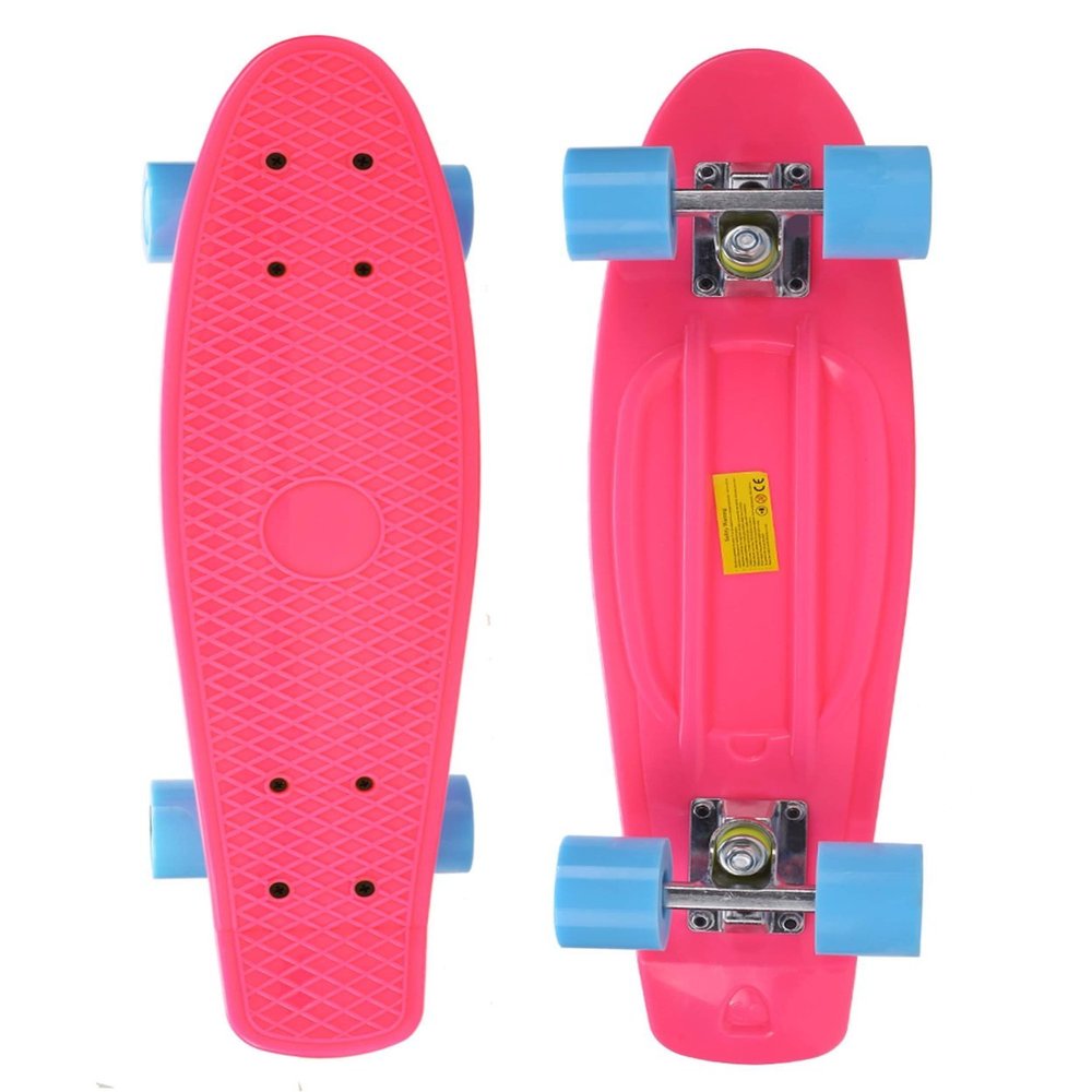 Breeze 22" Complete Skateboard for Teenagers/Kids (Pink)