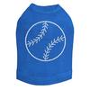 Baseball (Rhinestone Outline) - Dog Shirt, XXS Royal Blue view 1
