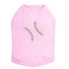 Baseball (Rhinestone) - Dog Shirt, XL Pink view 1