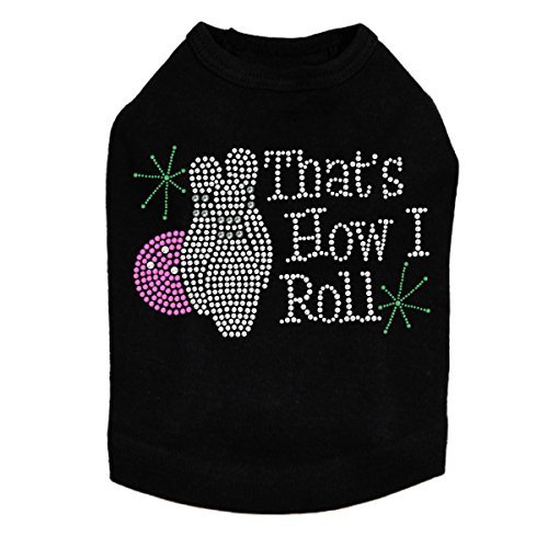 Bowling - That's How I Roll - Dog Shirt, XL Black