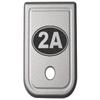 NDZ Performance Magazine Base Plate for Glock 17 19 19X 22 23 24 26 27 31 32 33 34 35 37 38 39 45 Gen 1-4 9MM .40 S&W Laser Engraved Anodized Aluminum in Silver - 2nd Second Amendment Emblem view 1