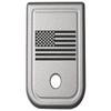 NDZ Performance Magazine Base Plate for Glock 17 19 19X 22 23 24 26 27 31 32 33 34 35 37 38 39 45 Gen 1-4 9MM .40 S&W Laser Engraved Anodized Aluminum in Silver - US Flag Inverse Alternate view 1