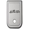 NDZ Performance Magazine Base Plate for Glock 17 19 19X 22 23 24 26 27 31 32 33 34 35 37 38 39 45 Gen 1-4 9MM .40 S&W Laser Engraved Anodized Aluminum in Silver - Live Free or Die Script view 1