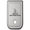 NDZ Performance Magazine Base Plate for Glock 17 19 19X 22 23 24 26 27 31 32 33 34 35 37 38 39 45 Gen 1-4 9MM .40 S&W Laser Engraved Anodized Aluminum in Silver - Don't Tread On Me 2 view 1