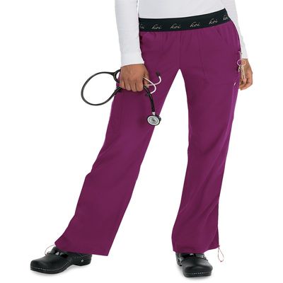 KOI Lite 720 Women's Spirit Scrub Pant (Raspberry, XX-Large Petite)