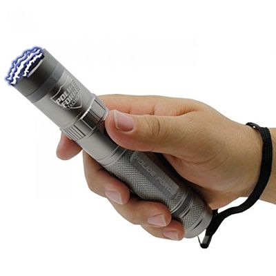 Streetwise POLICE FORCE Tactical 9,200,000 Volt Stun Gun Flashlight - Gun Metal