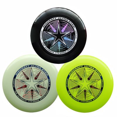 Discraft 175g Ultimate Disc Bundle (3 Discs) Black, Yellow & Glow
