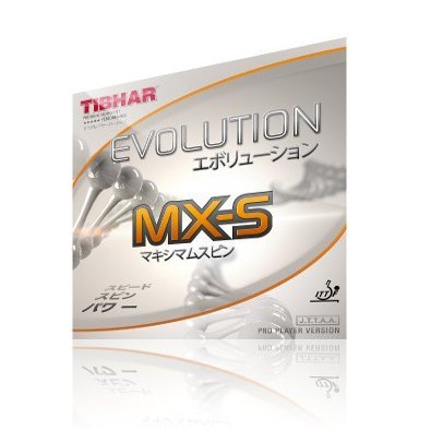 Tibhar Evolution MX-S Table Tennis Rubber (Black, 1.7-1.8mm)