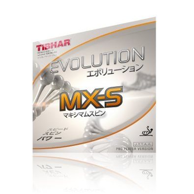 Tibhar Evolution MX-S Table Tennis Rubber (Red, 1.9-2.0mm)