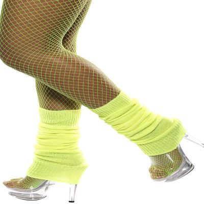 Smiffy's Neon Yellow Leg Warmers